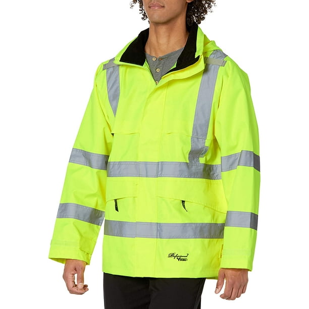 VIKING Professional Journeyman 300 Denier Waterproof and Windproof Hi-Vis Insulated Winter Safety Jacket with D Configuration 2 Vi-brance Reflective Tape VIKING Professional Journeyman 300 Denier Waterproof and Windproof Hi-Vis Insulated Winter Safety Jacket with D Configuration 2 Vi-brance Reflective Tape